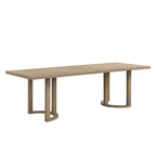 Lythor 7pc Dining Set with Cushioned Seats, Cane Rattan Webbing, Rubberwood by
