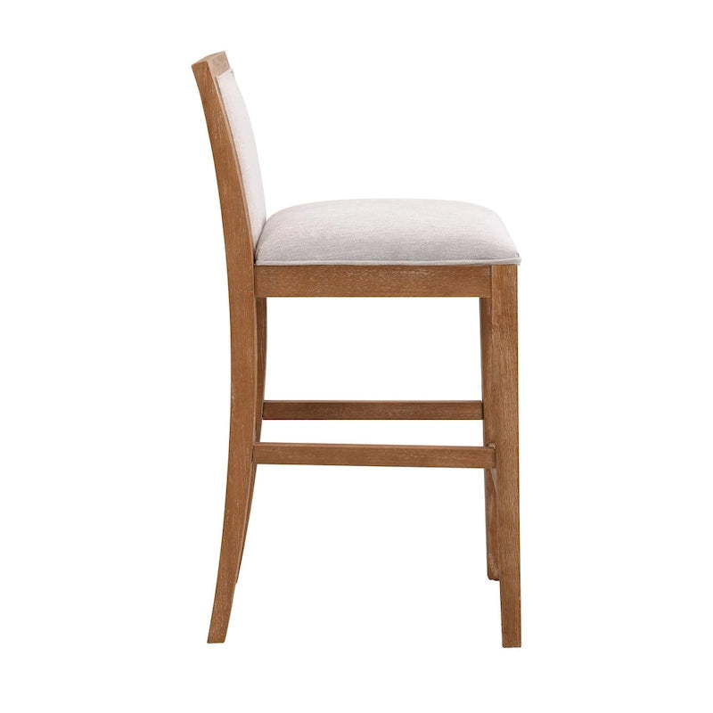 Kyrren Modern Upholstered 30.5-Inch BarStools with Cushioned Seat and Back, Set of 2 by