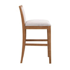 Kyrren Modern Upholstered 30.5-Inch BarStools with Cushioned Seat and Back, Set of 2 by