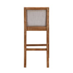 Kyrren Modern Upholstered 30.5-Inch BarStools with Cushioned Seat and Back, Set of 2 by
