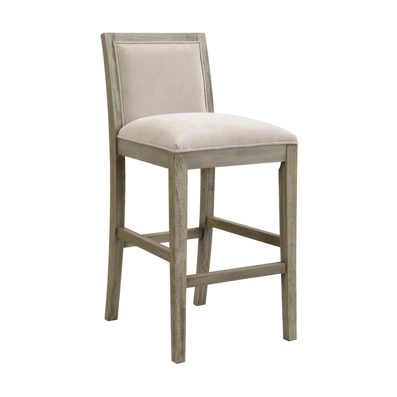 Kyrren Modern Upholstered 30.5-Inch BarStools with Cushioned Seat and Back, Set of 2 by