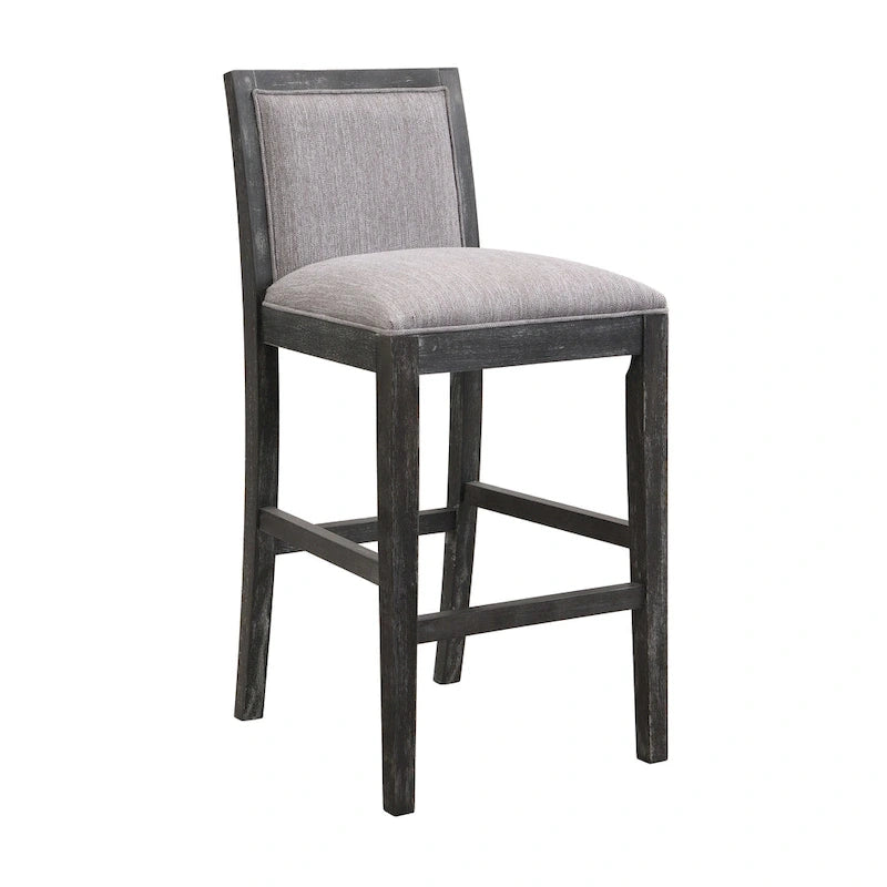 Kyrren Modern Upholstered 30.5-Inch BarStools with Cushioned Seat and Back, Set of 2 by