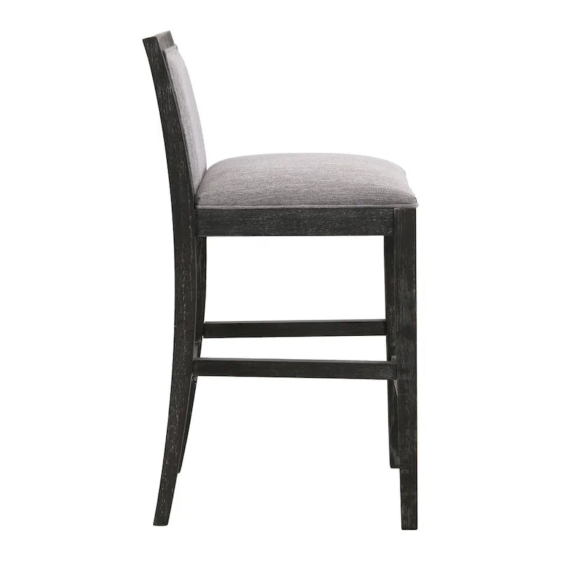 Kyrren Modern Upholstered 30.5-Inch BarStools with Cushioned Seat and Back, Set of 2 by