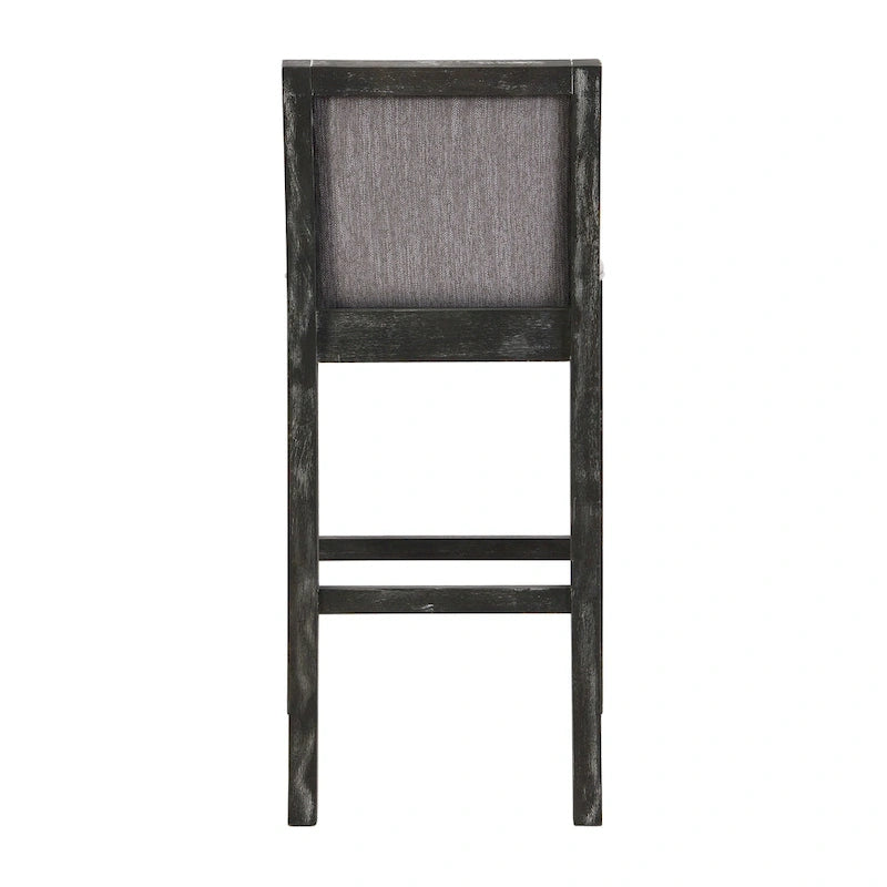 Kyrren Modern Upholstered 30.5-Inch BarStools with Cushioned Seat and Back, Set of 2 by