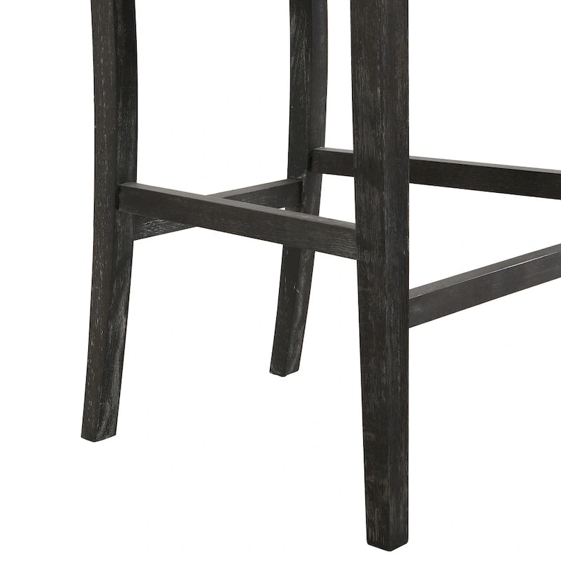 Kyrren Modern Upholstered 30.5-Inch BarStools with Cushioned Seat and Back, Set of 2 by