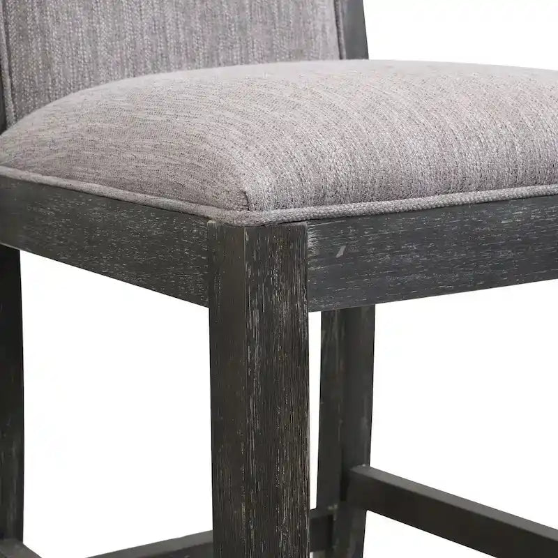 Kyrren Modern Upholstered 30.5-Inch BarStools with Cushioned Seat and Back, Set of 2 by