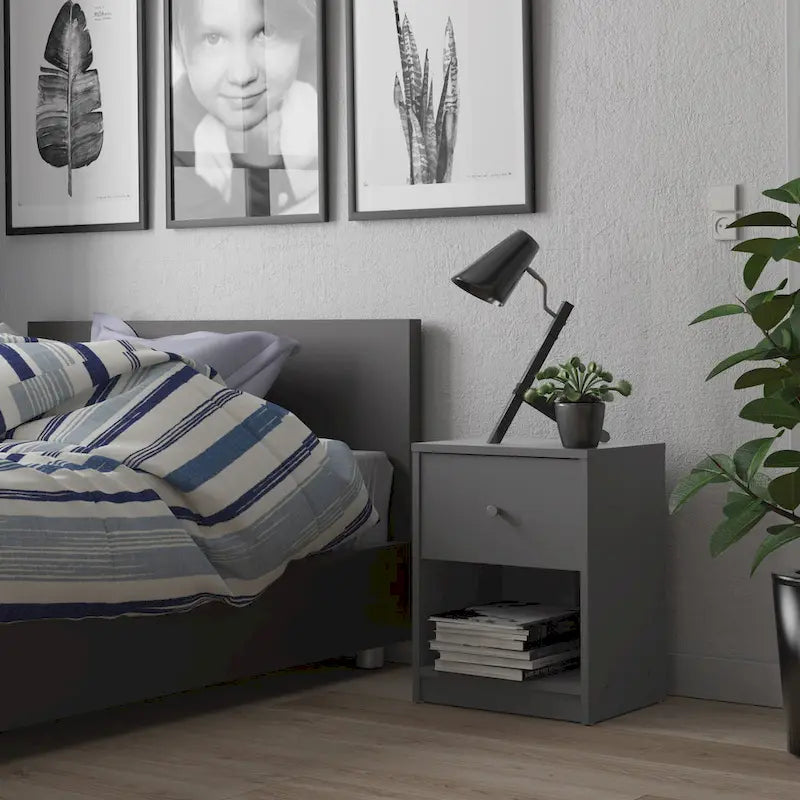 Zoe 1-drawer Nightstand