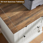 Farmhouse File Cabinet, Wood Lateral Filing Cabinet, Storage Cabinet