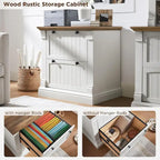 Farmhouse File Cabinet, Wood Lateral Filing Cabinet, Storage Cabinet