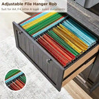 Farmhouse File Cabinet, Wood Lateral Filing Cabinet, Storage Cabinet