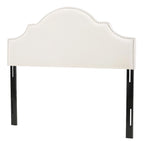 Bianca Adjustable Full/Queen Studded Fabric Headboard by