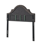 Bianca Adjustable Full/Queen Studded Fabric Headboard by