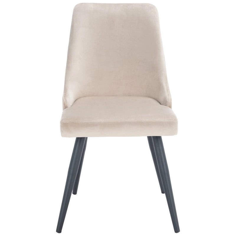 SAFAVIEH Zoi Modern Velvet Dining Room Chair (Set of 2) - 22.2 W x 18.8 L x 34.3 H