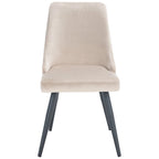 SAFAVIEH Zoi Modern Velvet Dining Room Chair (Set of 2) - 22.2 W x 18.8 L x 34.3 H