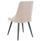 SAFAVIEH Zoi Modern Velvet Dining Room Chair (Set of 2) - 22.2 W x 18.8 L x 34.3 H