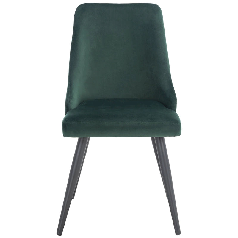 SAFAVIEH Zoi Modern Velvet Dining Room Chair (Set of 2) - 22.2 W x 18.8 L x 34.3 H