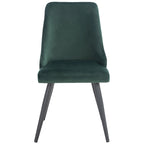 SAFAVIEH Zoi Modern Velvet Dining Room Chair (Set of 2) - 22.2 W x 18.8 L x 34.3 H