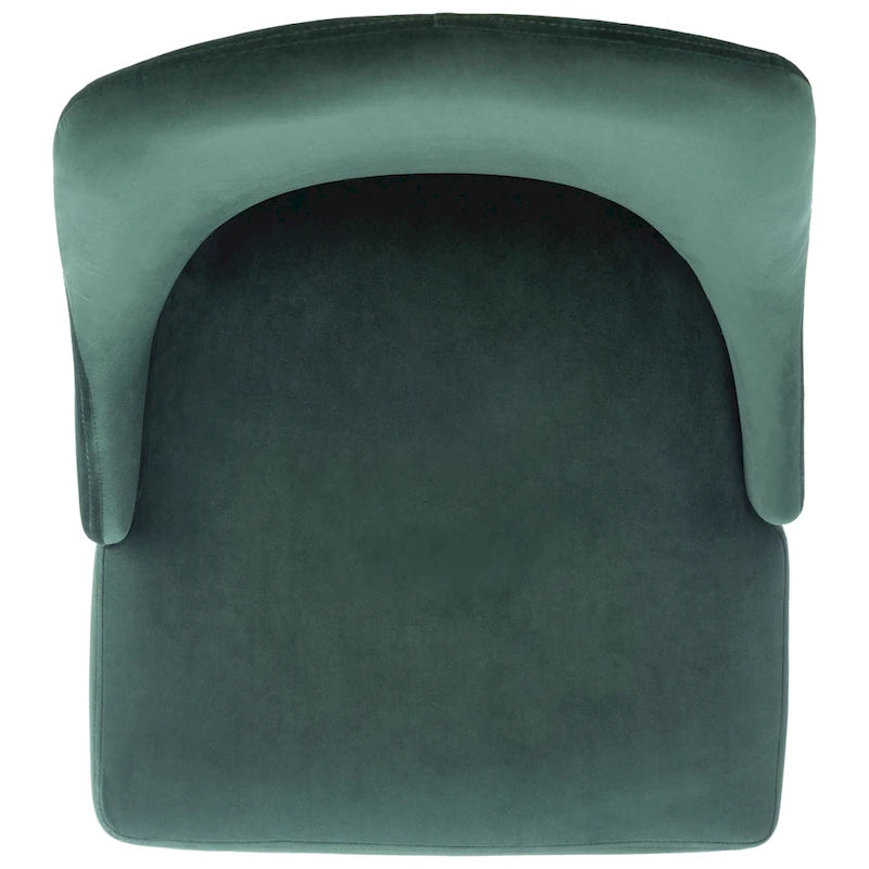 SAFAVIEH Zoi Modern Velvet Dining Room Chair (Set of 2) - 22.2 W x 18.8 L x 34.3 H