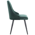 SAFAVIEH Zoi Modern Velvet Dining Room Chair (Set of 2) - 22.2 W x 18.8 L x 34.3 H