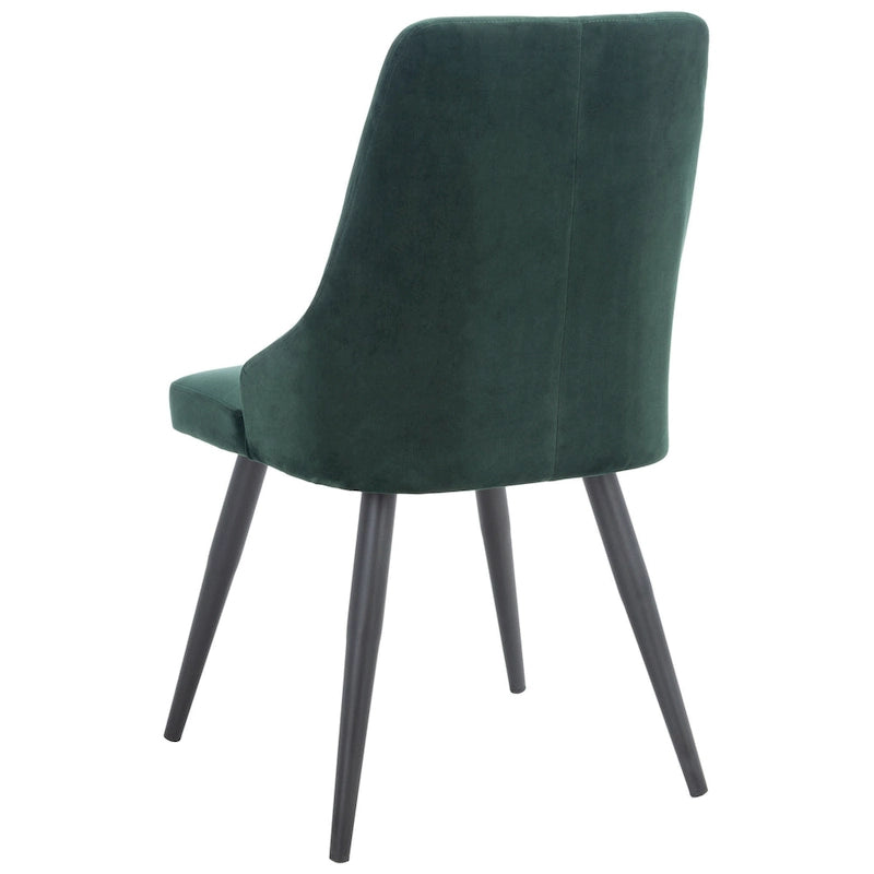 SAFAVIEH Zoi Modern Velvet Dining Room Chair (Set of 2) - 22.2 W x 18.8 L x 34.3 H