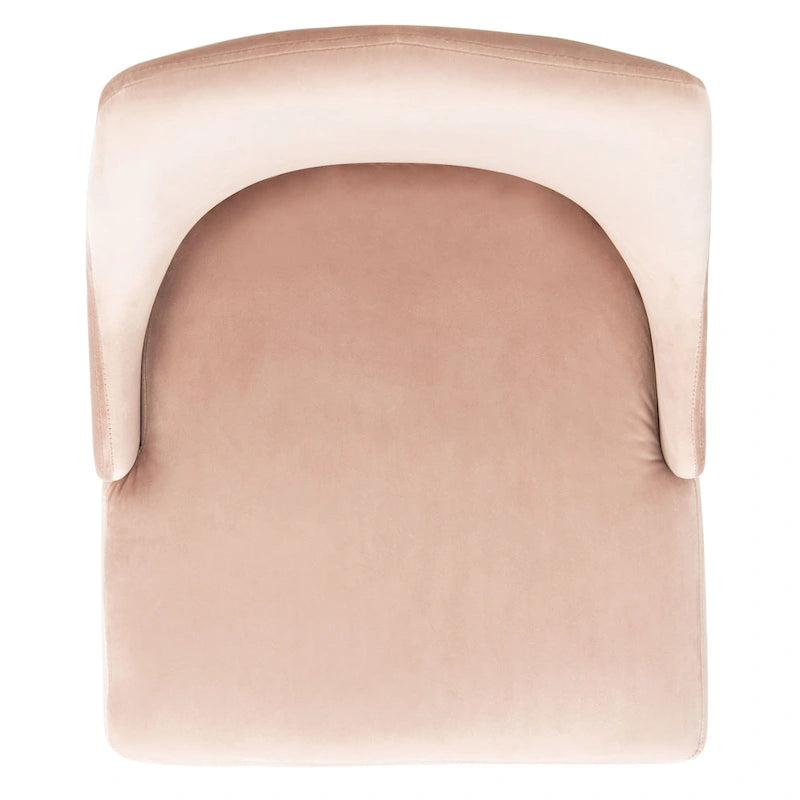 SAFAVIEH Zoi Modern Velvet Dining Room Chair (Set of 2) - 22.2 W x 18.8 L x 34.3 H