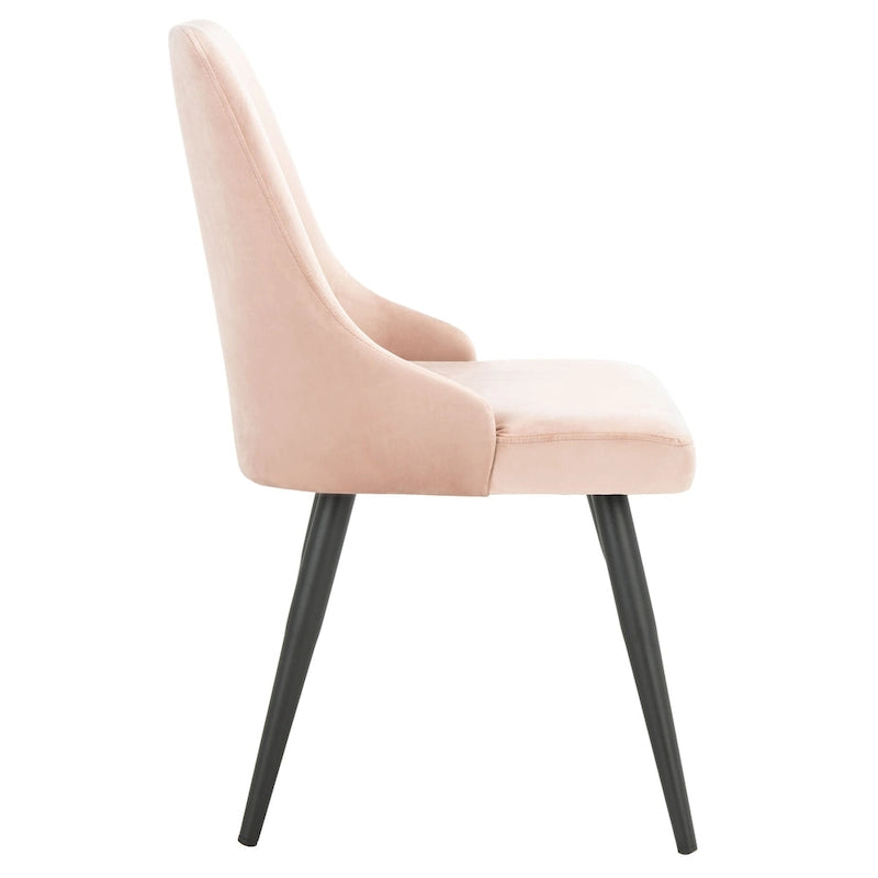 SAFAVIEH Zoi Modern Velvet Dining Room Chair (Set of 2) - 22.2 W x 18.8 L x 34.3 H