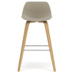 WYNDENHALL Cacey Mid Century Modern Bentwood Counter Height Stool (Set of 2) - 20.7 x 21.1 x 36.6