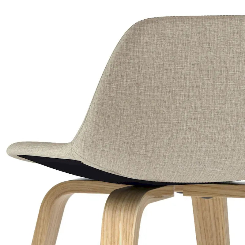 WYNDENHALL Cacey Mid Century Modern Bentwood Counter Height Stool (Set of 2) - 20.7 x 21.1 x 36.6