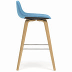 WYNDENHALL Cacey Mid Century Modern Bentwood Counter Height Stool (Set of 2) - 20.7 x 21.1 x 36.6
