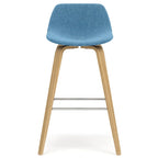 WYNDENHALL Cacey Mid Century Modern Bentwood Counter Height Stool (Set of 2) - 20.7 x 21.1 x 36.6
