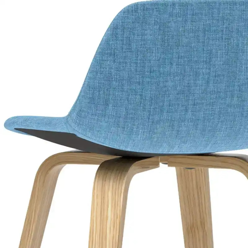 WYNDENHALL Cacey Mid Century Modern Bentwood Counter Height Stool (Set of 2) - 20.7 x 21.1 x 36.6