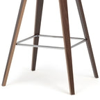 WYNDENHALL Cacey Mid Century Modern Bentwood Counter Height Stool (Set of 2) - 20.7 x 21.1 x 36.6