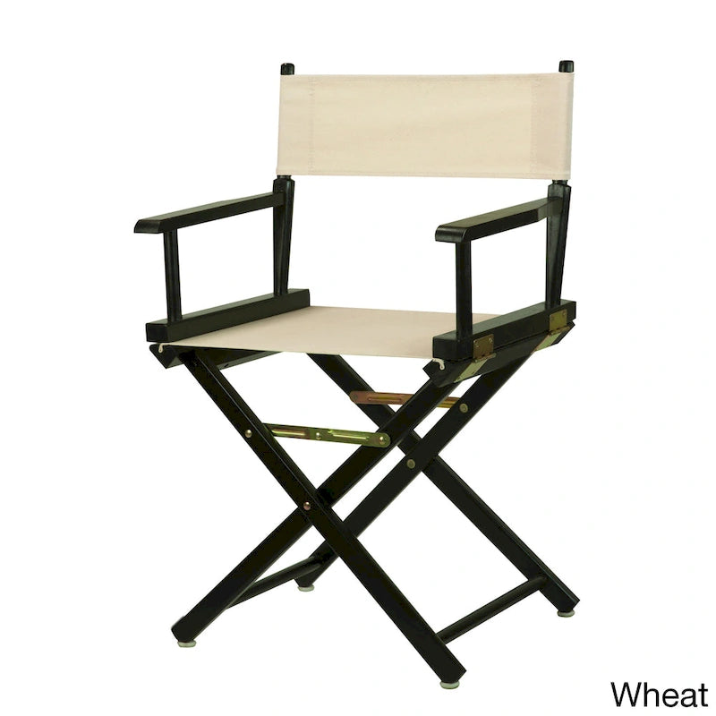 Black Frame 18-inch Director's Chair