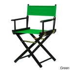 Black Frame 18-inch Director's Chair