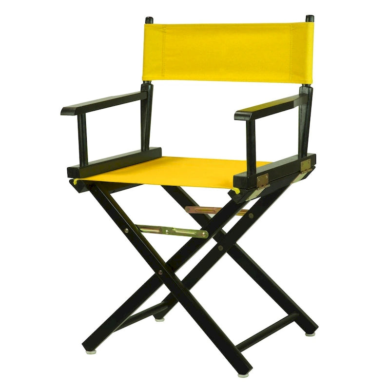 Black Frame 18-inch Director's Chair