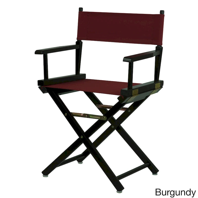 Black Frame 18-inch Director's Chair
