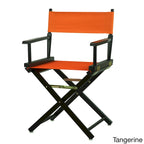 Black Frame 18-inch Director's Chair