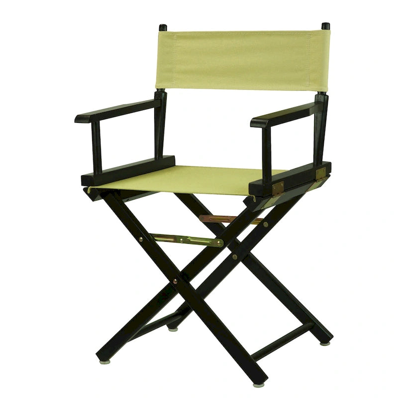 Black Frame 18-inch Director's Chair