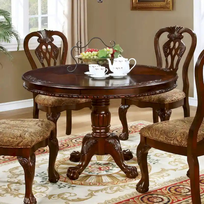  Carpia Formal Brown Cherry 48-inch Dining Table