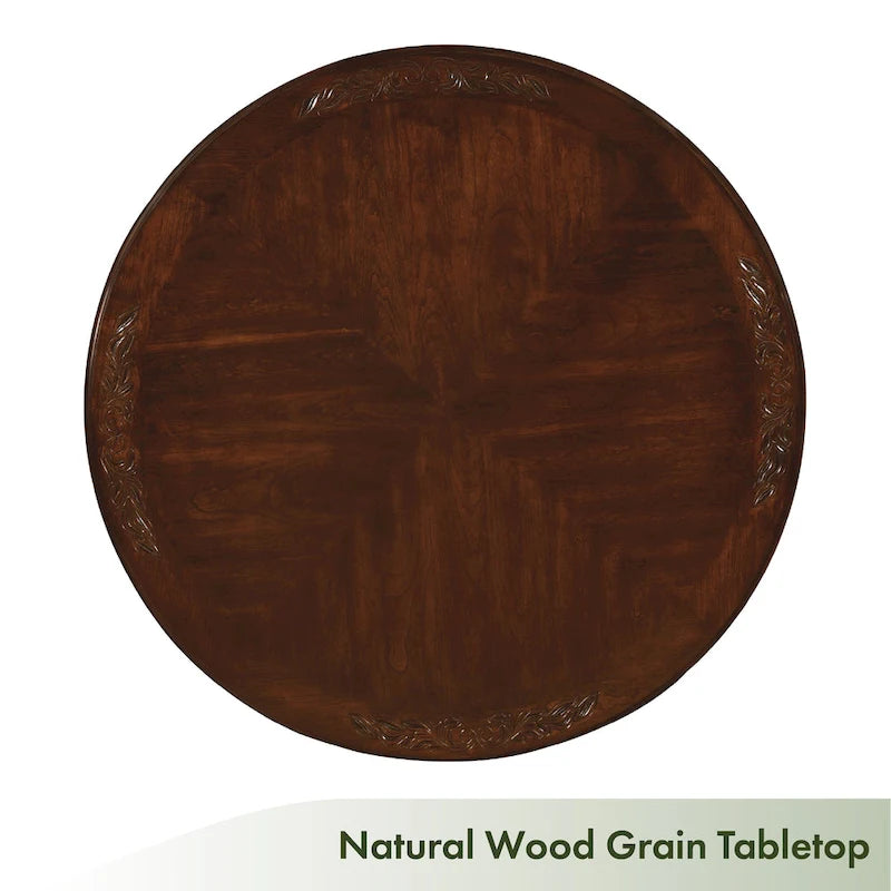 Carpia Formal Brown Cherry 48-inch Dining Table