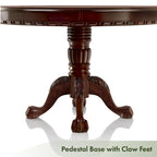 Carpia Formal Brown Cherry 48-inch Dining Table