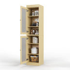 100% Solid Wood 16.5 Kitchen Pantry Cabinet with Doors by Palace Imports