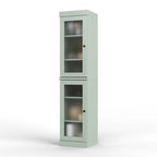 100% Solid Wood 16.5 Kitchen Pantry Cabinet with  by