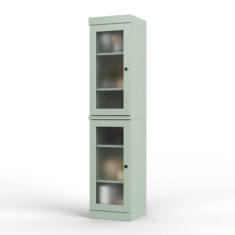 100% Solid Wood 16.5 Kitchen Pantry Cabinet with  by