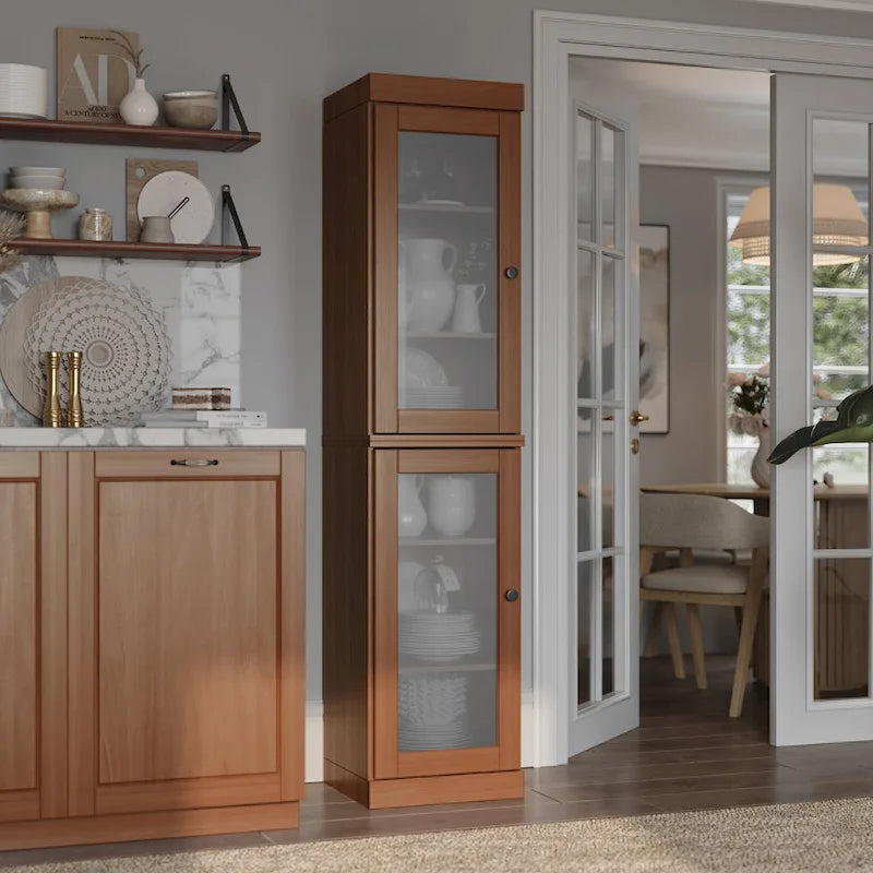 100% Solid Wood 16.5 Kitchen Pantry Cabinet with Doors by Palace Imports