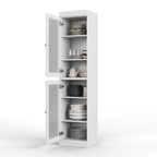 100% Solid Wood 16.5 Kitchen Pantry Cabinet with Doors by Palace Imports