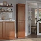 100% Solid Wood 16.5 Kitchen Pantry Cabinet with  by