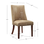 Allard Faux Leather Dining Chairs (Set of 2)