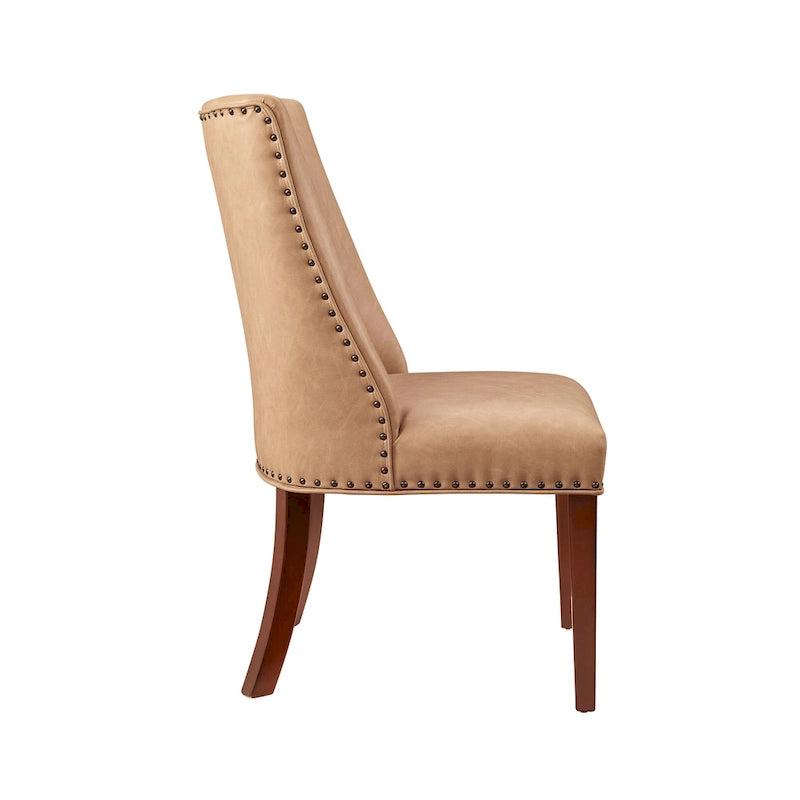 Allard Faux Leather Dining Chairs (Set of 2)