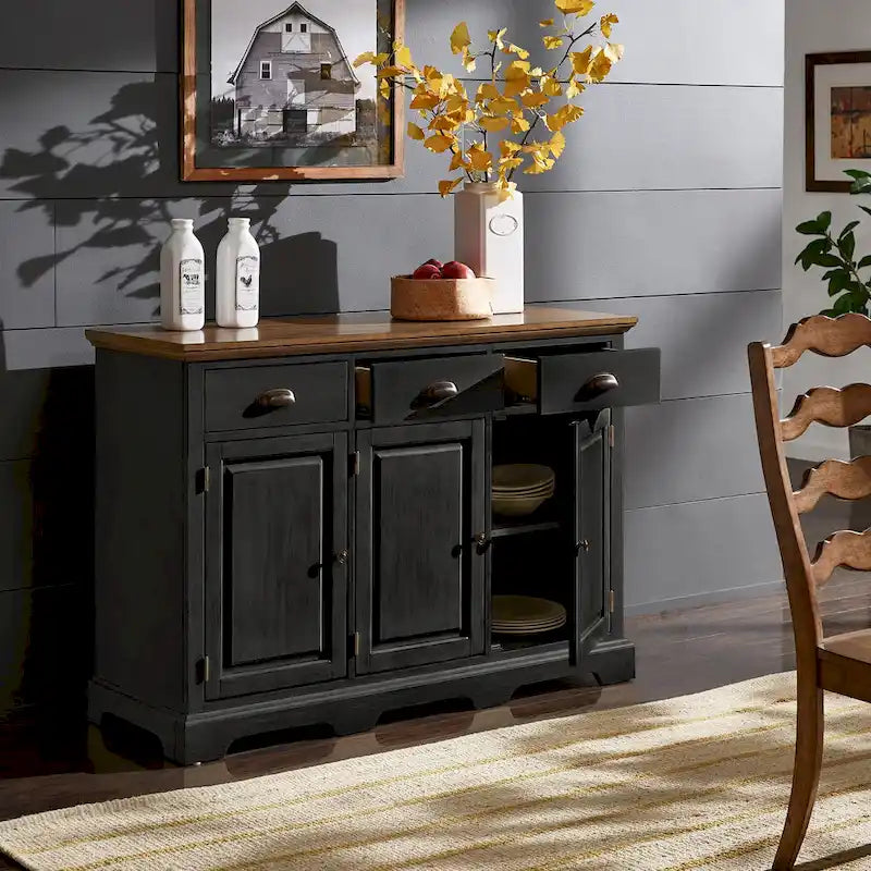 Eleanor Wood Cabinet Buffet Server by
